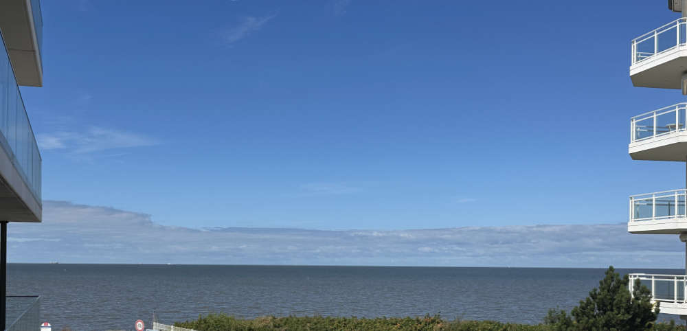 Der Meerblick vom Balkon der Ferienwohnung Nr. 47 an der Duhner Spitze ist fantastisch